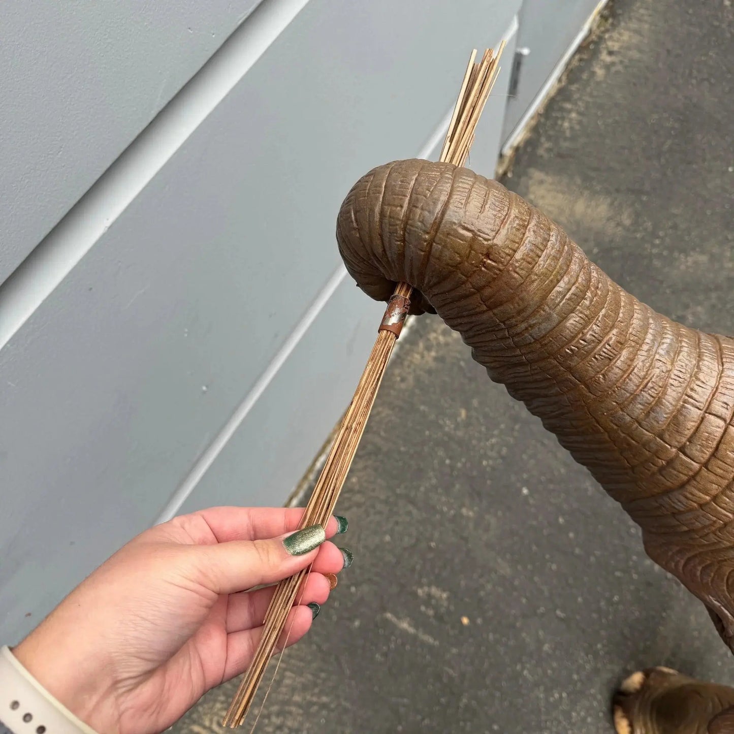 Walking Baby Elephant Statue A0115-240138-H