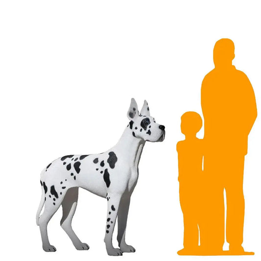 Great Dane Dog Life Size Statue A0117-240150-H