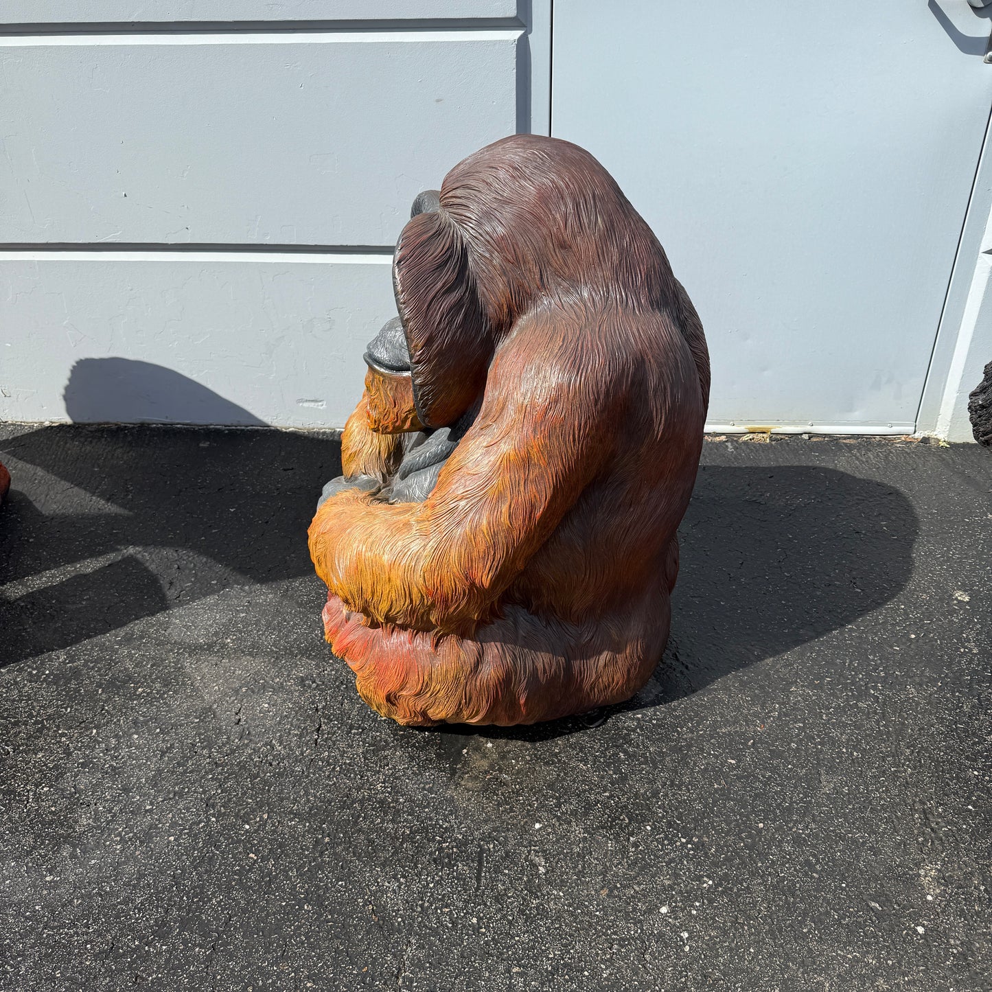 Sitting Orangutan Statue