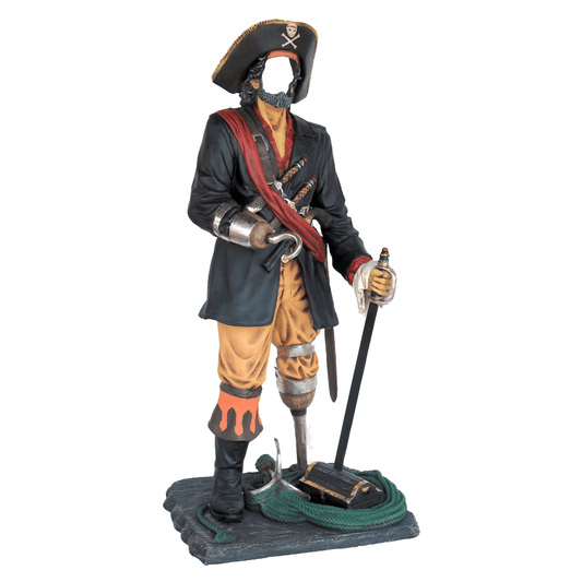 Pirate Captain Hook Photo Op Life Size Statue - LM Treasures Prop Rentals