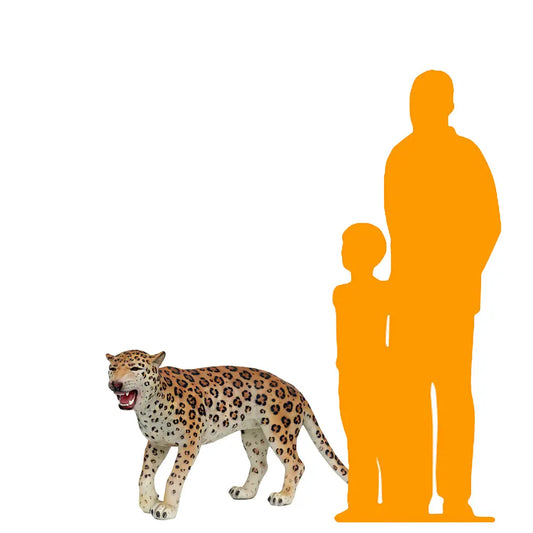 Angry Leopard Statue A0099-2461-A