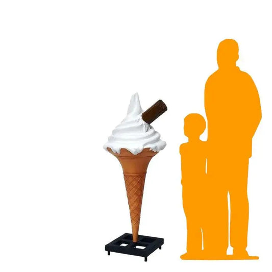 Soft Serve Ice Cream On Base Statue R0134-2488-A