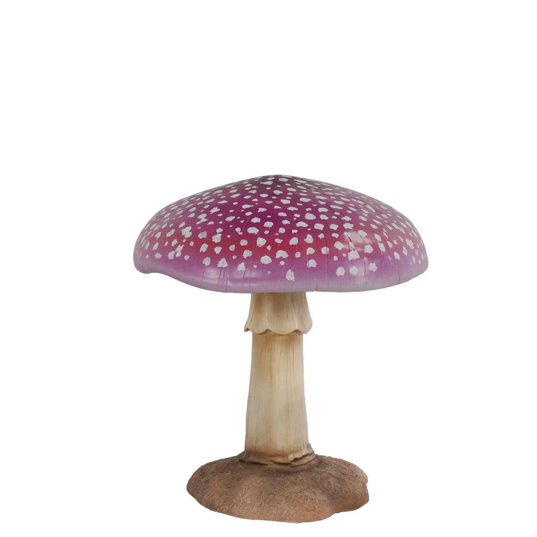 Large Purple Mushroom Statue - LM Treasures Prop Rentals