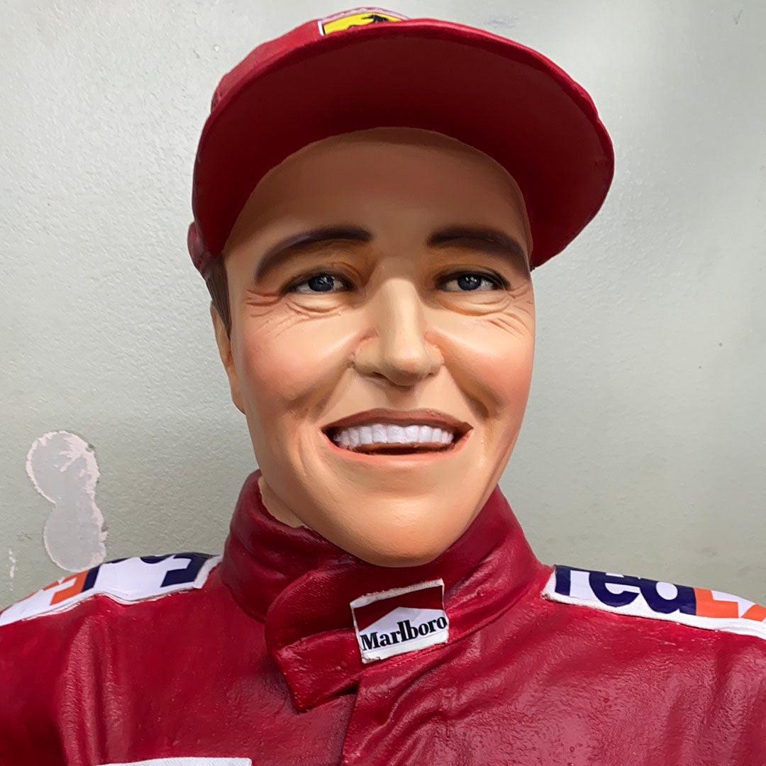 F1 Race Car Driver Life Size Statue
