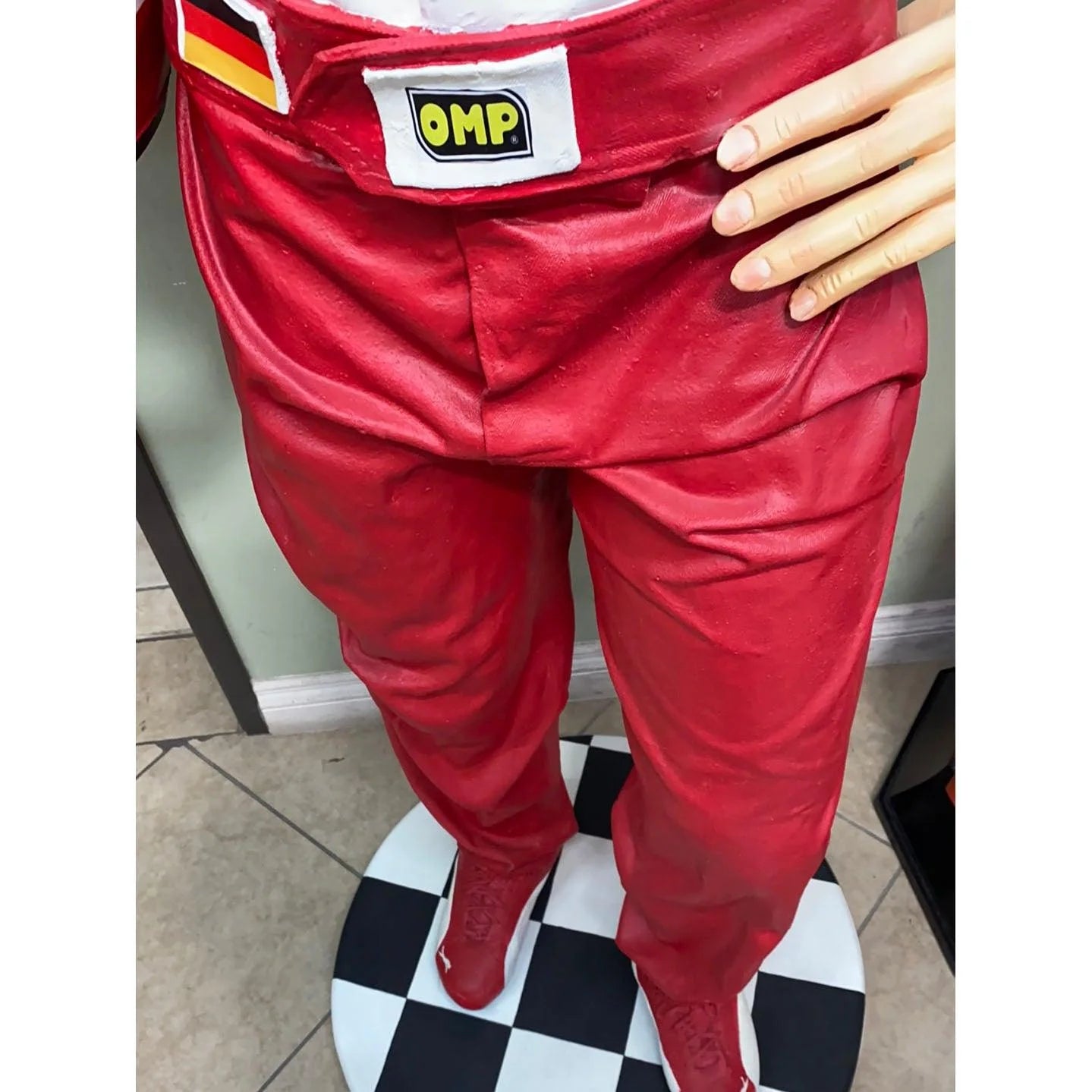 F1 Race Car Driver Life Size Statue
