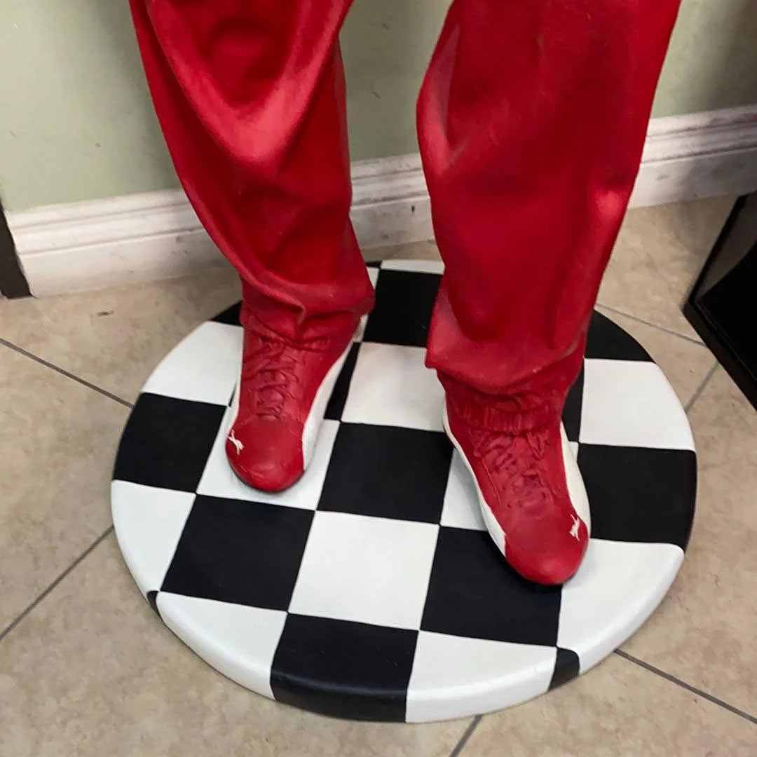 F1 Race Car Driver Life Size Statue