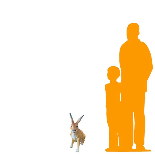 Sitting Hare Rabbit Statue