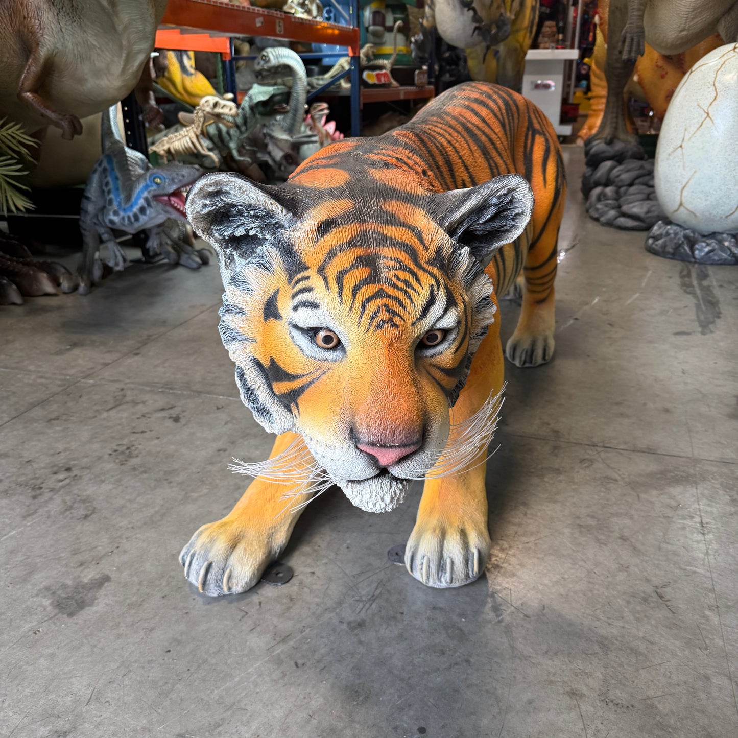 Crouching Tiger Statue