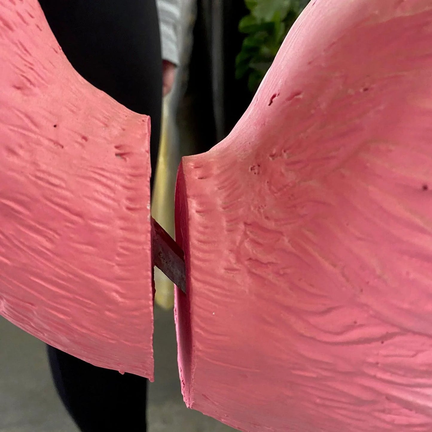 Pink Flamingo Life Size Statue