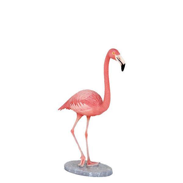 Pink Flamingo Life Size Statue