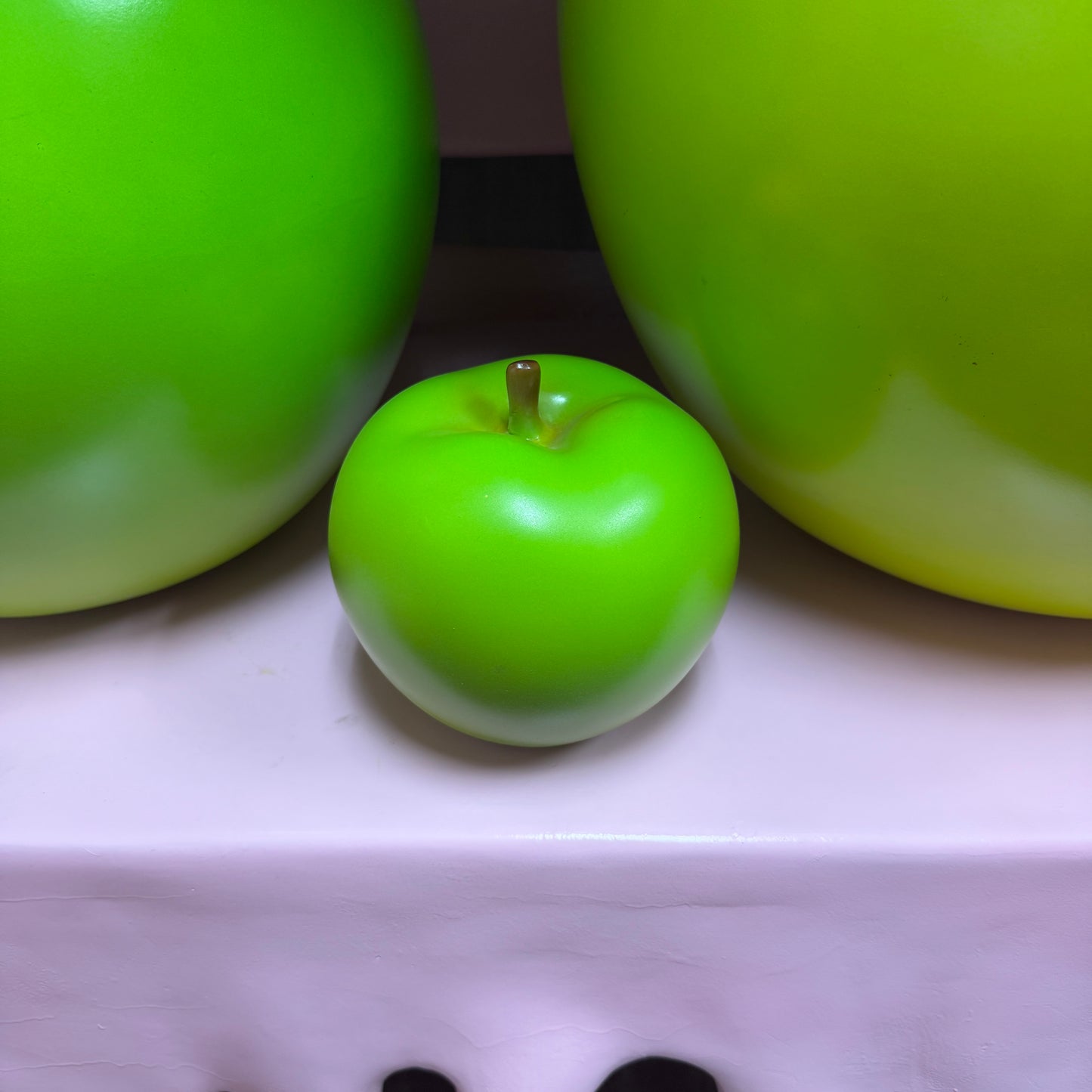 Mini Green Apple Statue