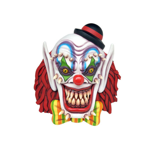 Scary Clown Head Wall Decor Over Sized Statue
