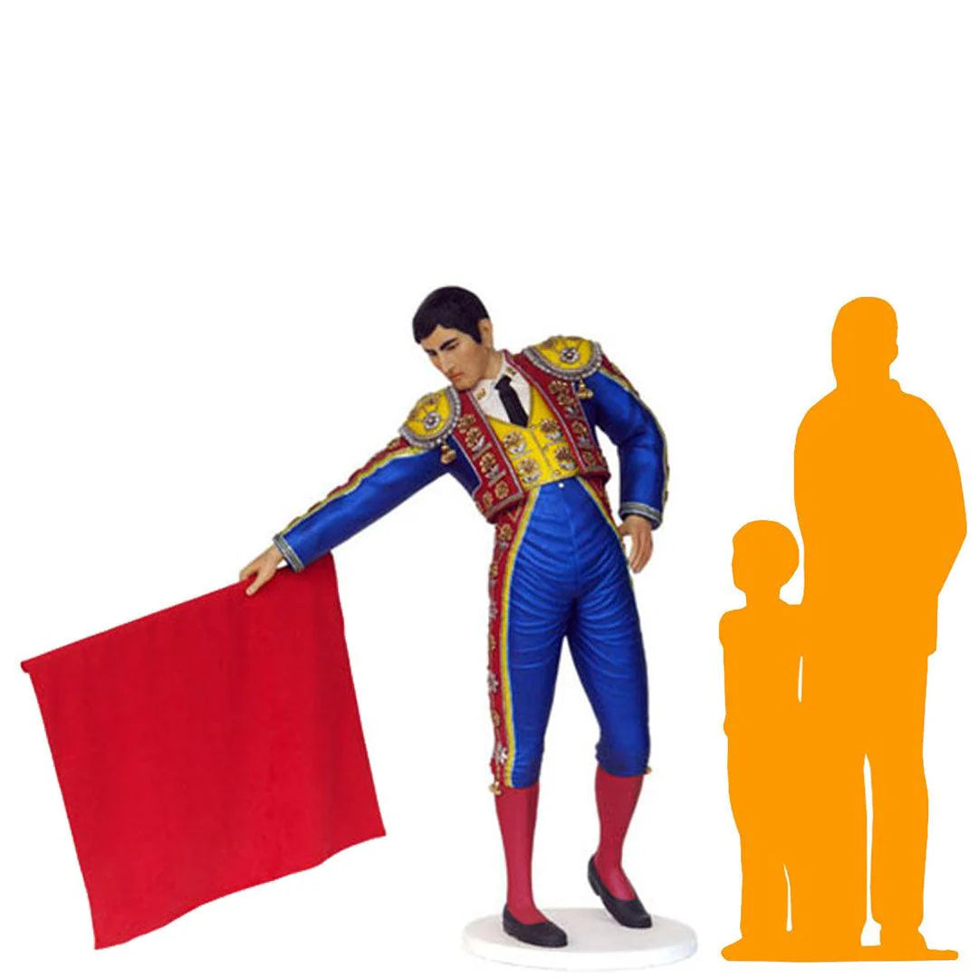 Spanish Matador Bull Fighter Life Size Statue