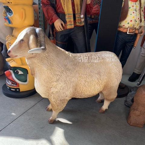 Male Tibetan Sheep Statue