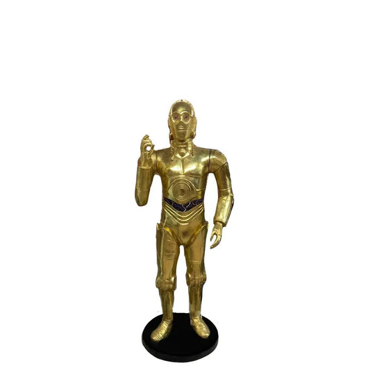 Gold Space Robot Statue LS146A-2929-A