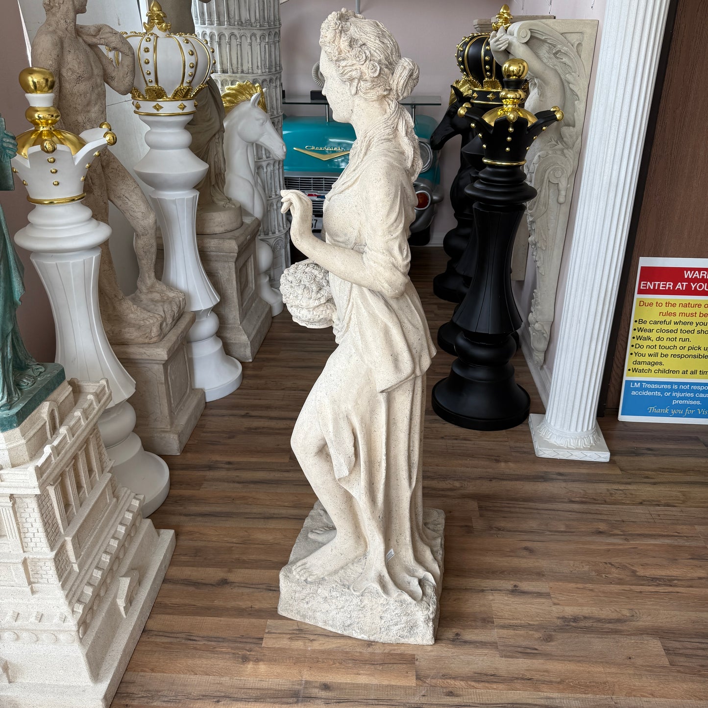 Spring Season Stone Statue
