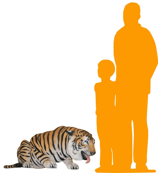 Drinking Tiger Statue A0819-3147-A