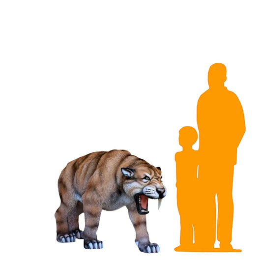Ferocious Saber Tooth Statue A0510-3162-A