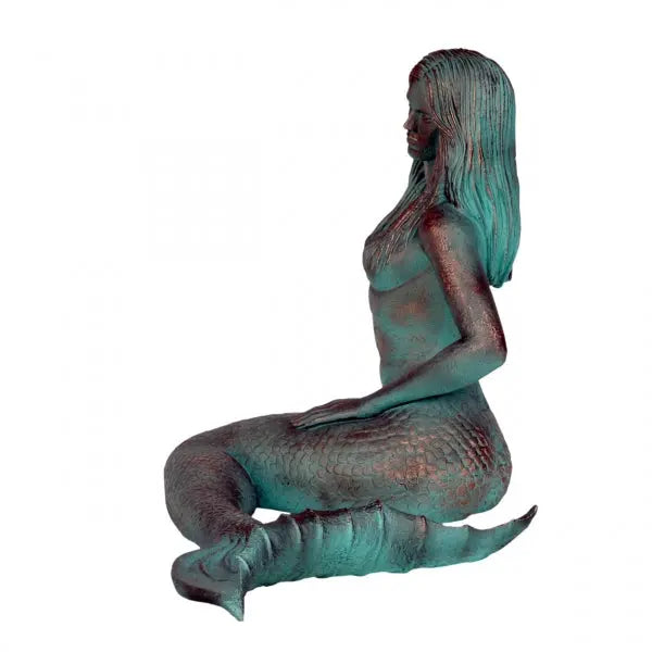 Mermaid Sitting Statue LS357B-3238-A