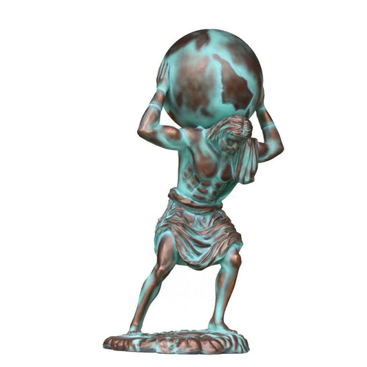 Atlas Man Carrying World Life Size Statue - LM Treasures Prop Rentals