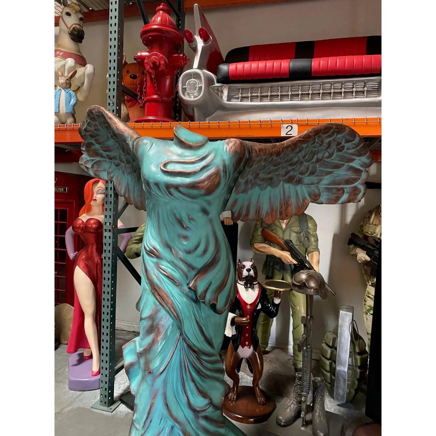 Angel On Base Life Size Statue M0227-3245-A