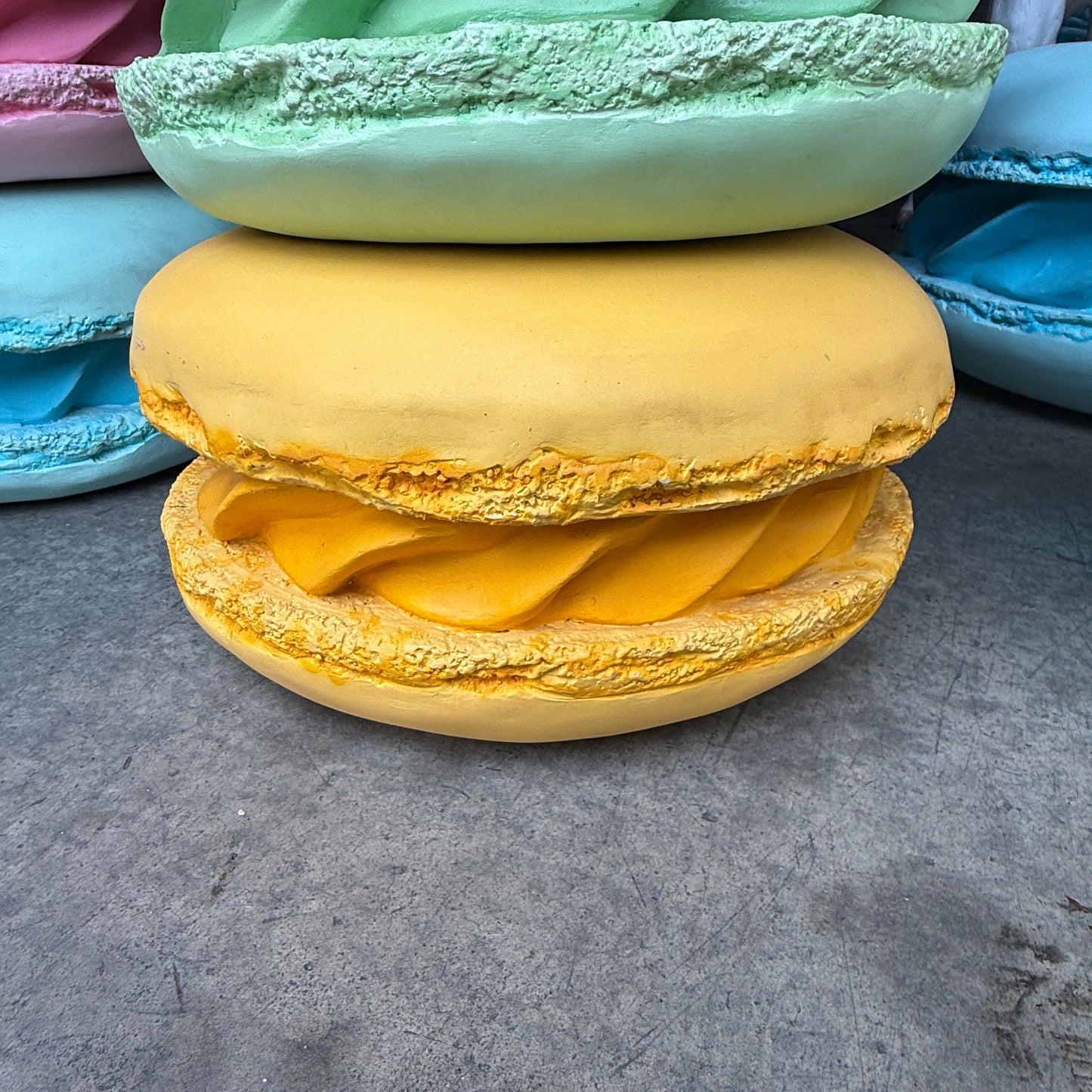 Medium Yellow Macaroon Statue
