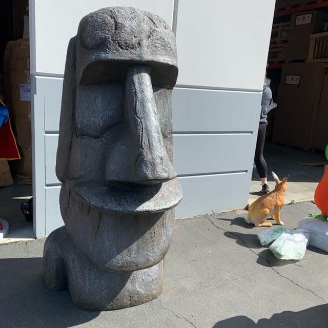 Eastern Island Stone Head Bust Statue