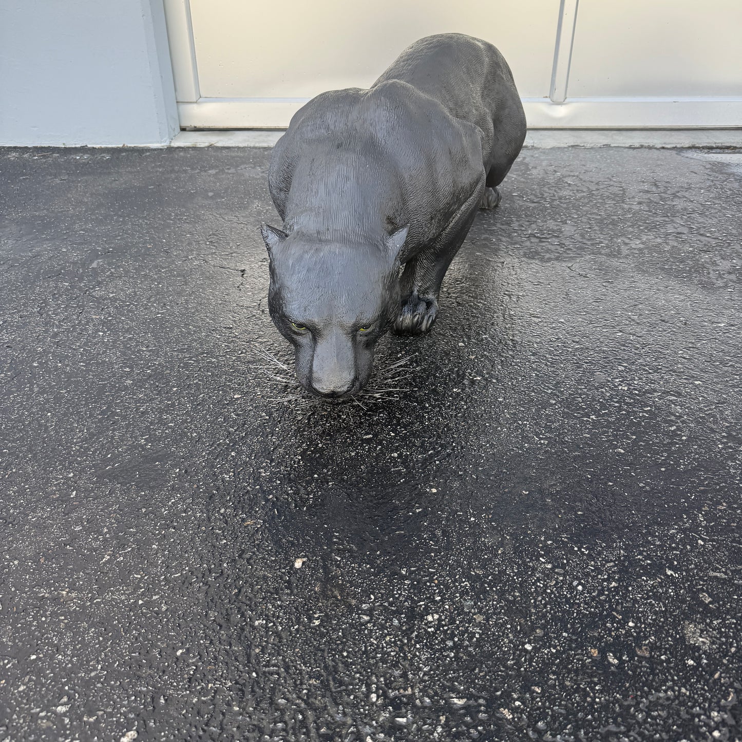 Crouching Panther Statue