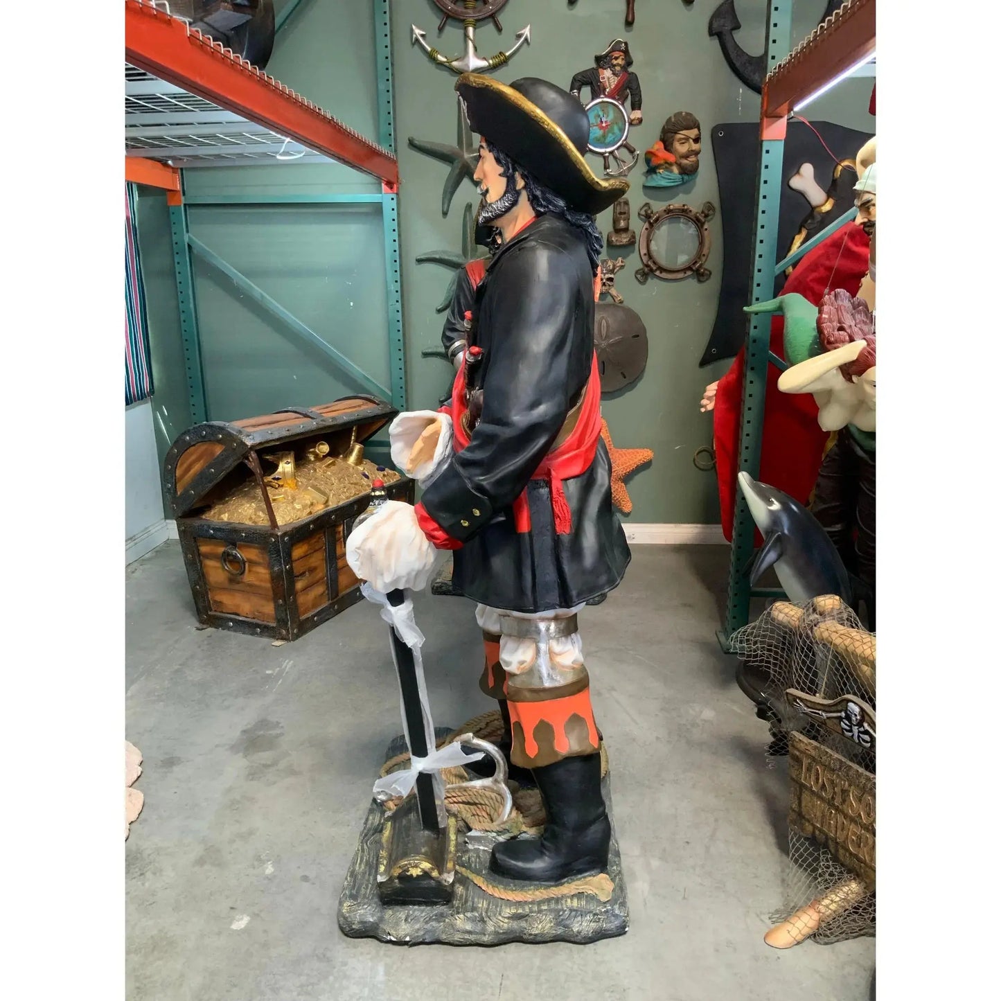 Pirate Captain Life Size Statue LS023-3454-A