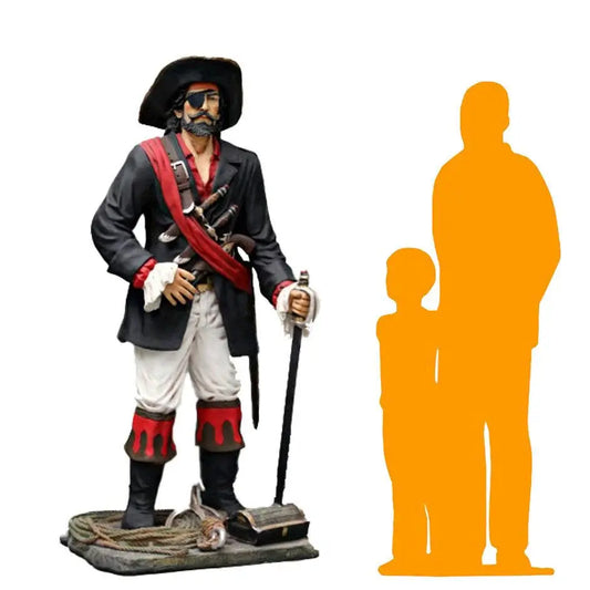 Pirate Captain Life Size Statue LS023-3454-A