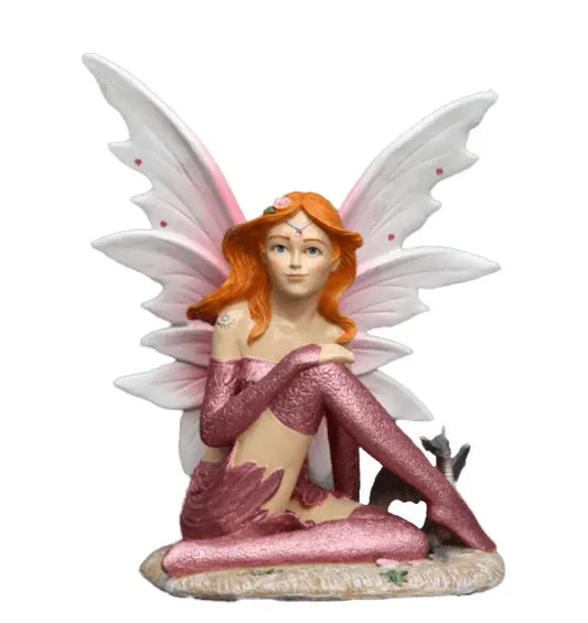 Small Sitting Fairy Statue LS370P-3494-A