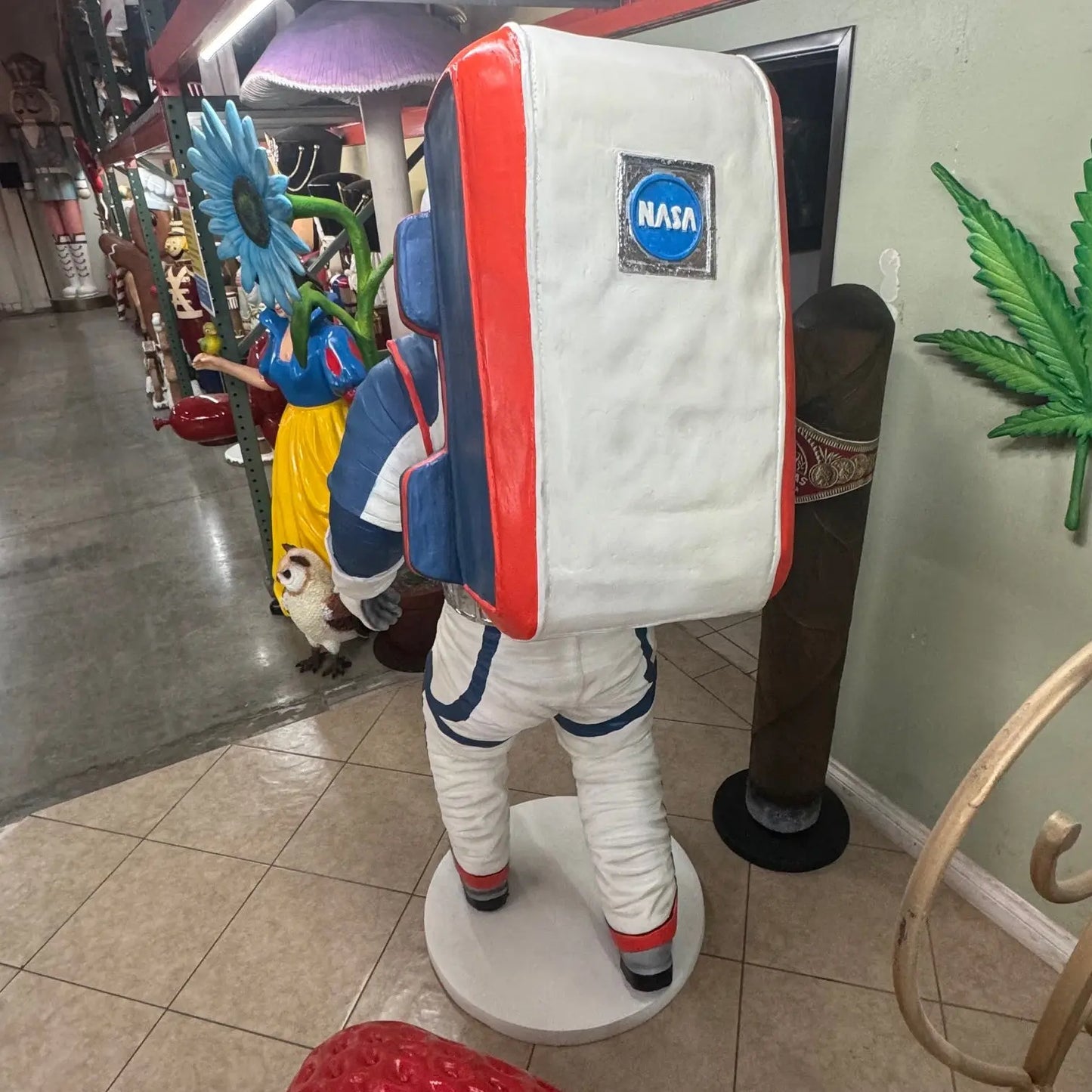 Modern Astronaut Walking Life Size Statue LS375-3533-A