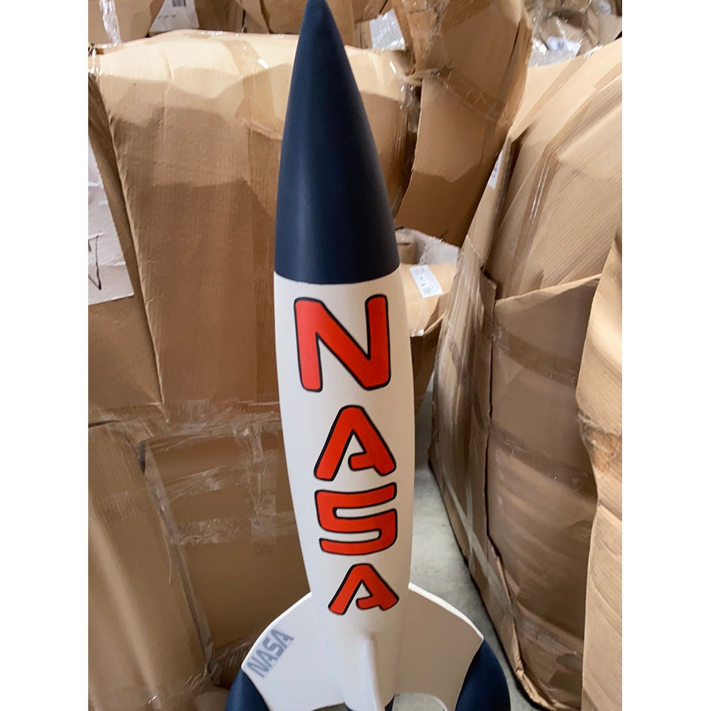 Small NASA Space Rocket Statue