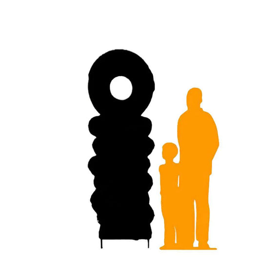 Large Stacked Donuts Statue