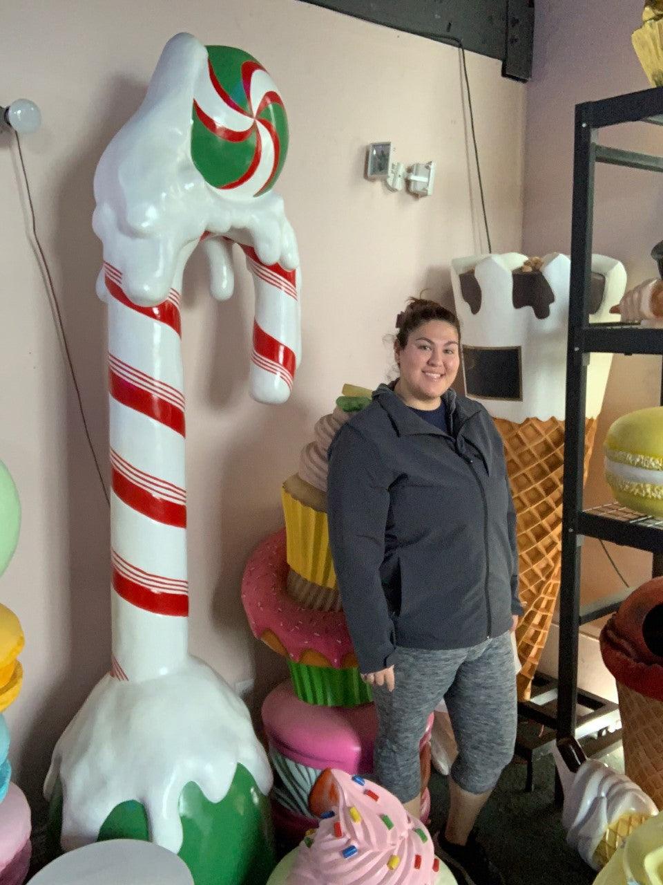 Large Almond Ice Cream Statue