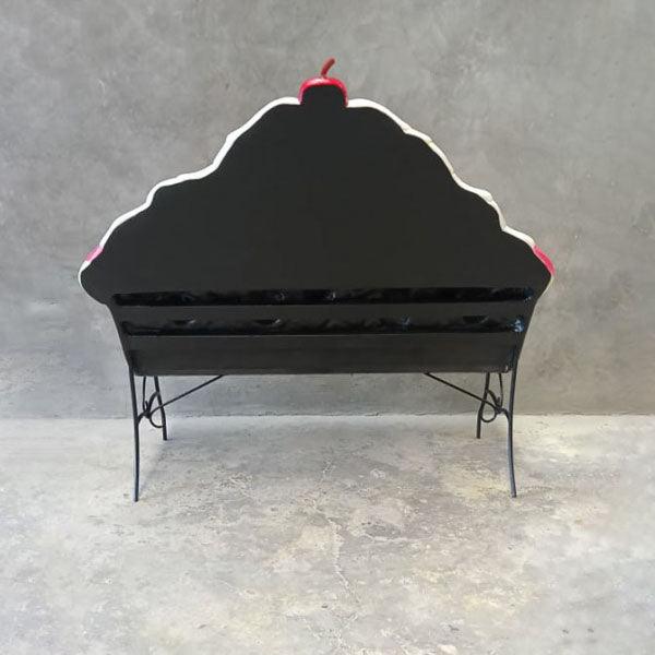 Strawberry Ice Cream Bench Statue