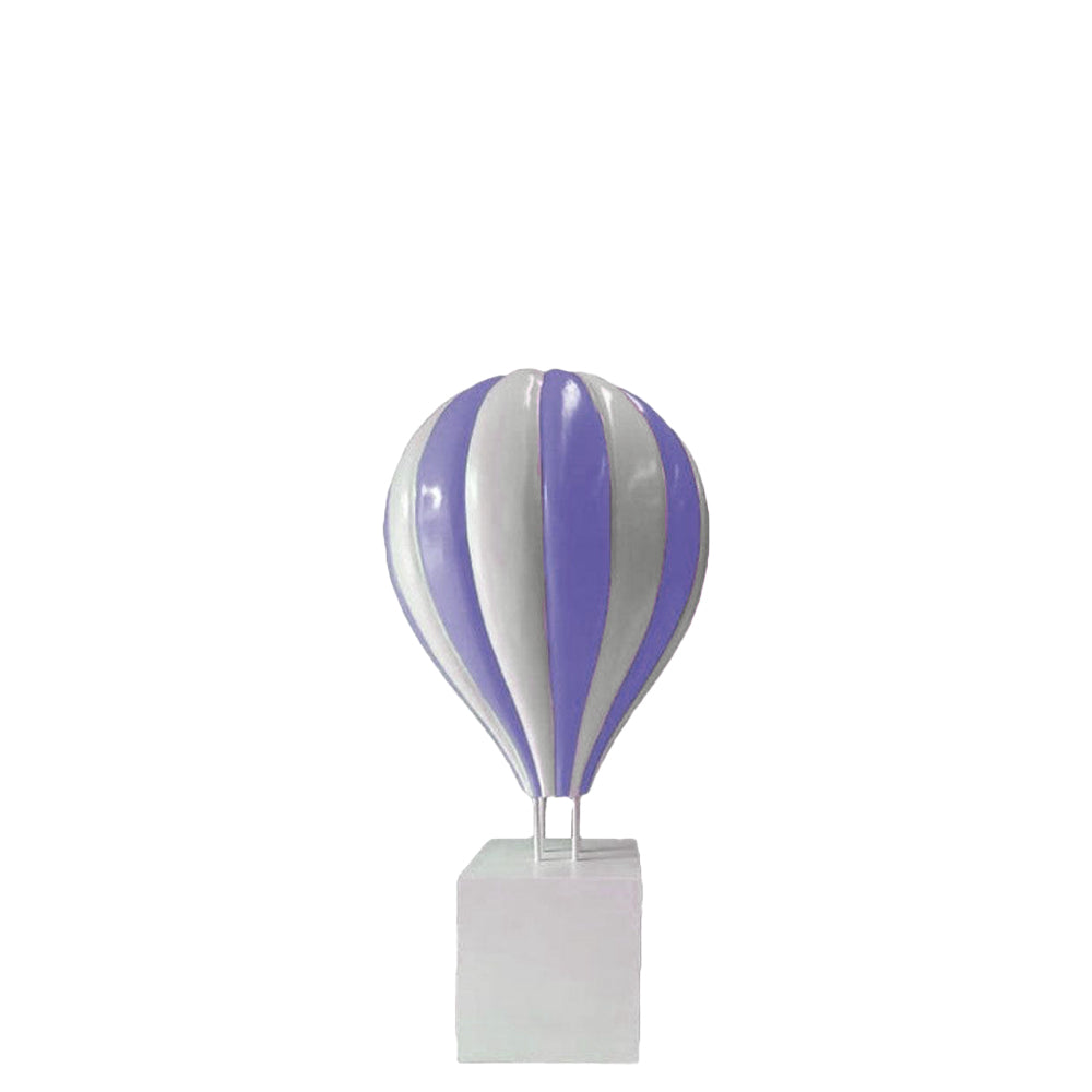 Large Purple Hot Air Balloon Statue