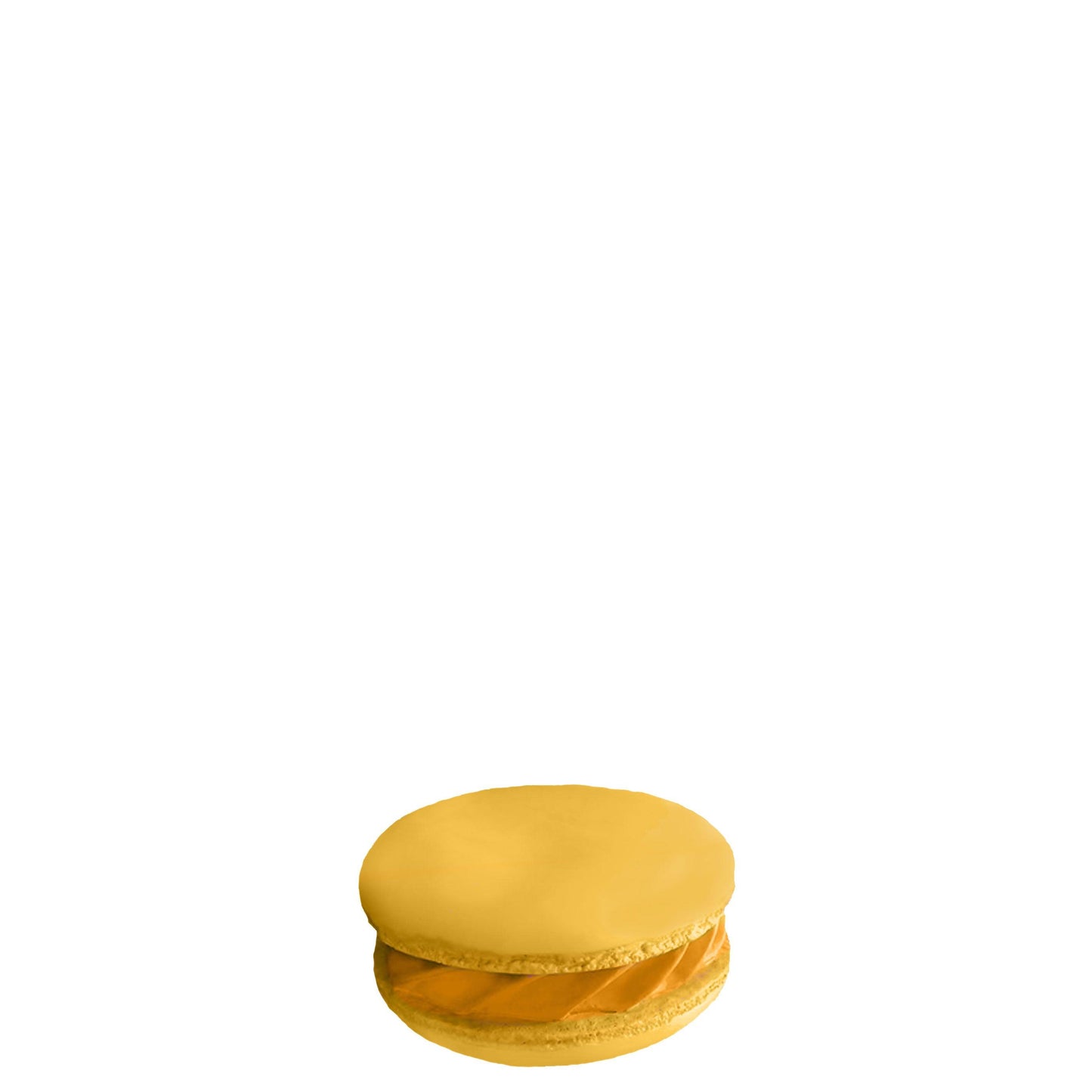 Small Yellow Macaroon Statue - LM Treasures Prop Rentals