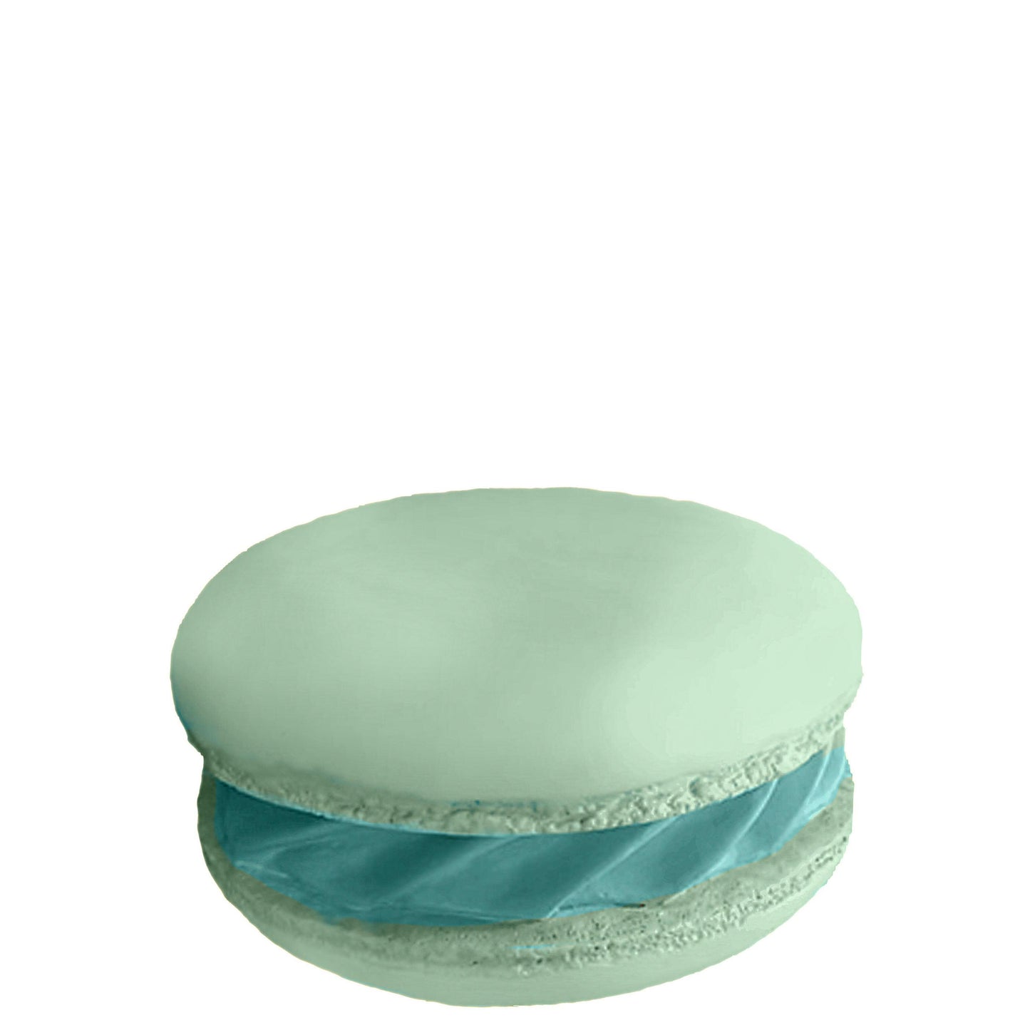 Large Blue Macaroon Statue - LM Treasures Prop Rentals