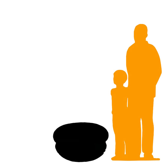 Large Blue Macaroon Statue