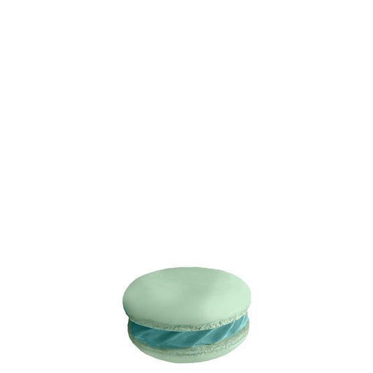 Small Blue Macaroon Statue - LM Treasures Prop Rentals