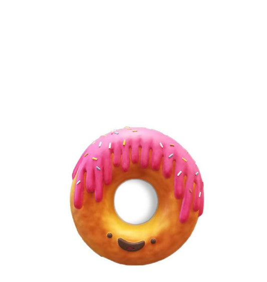 Large Smiley Donut Statue - LM Treasures Prop Rentals