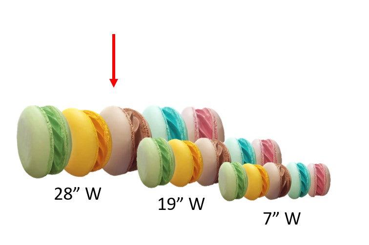 Large Brown Macaroon Statue