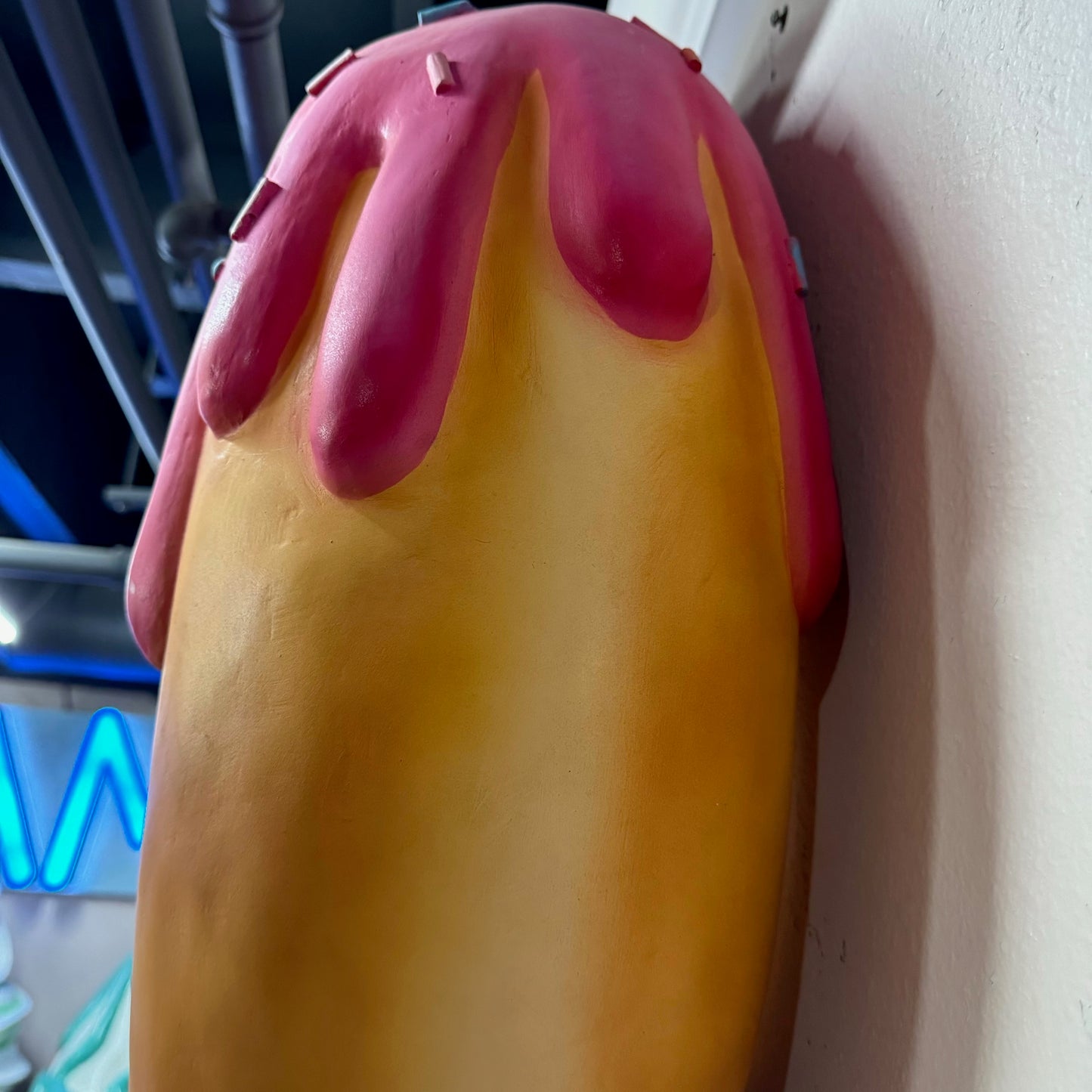Large Smiley Donut Statue