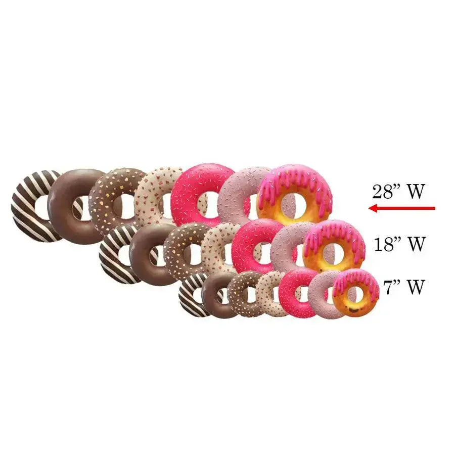 Large Striped Donut Statue R0382LG-3619E-A