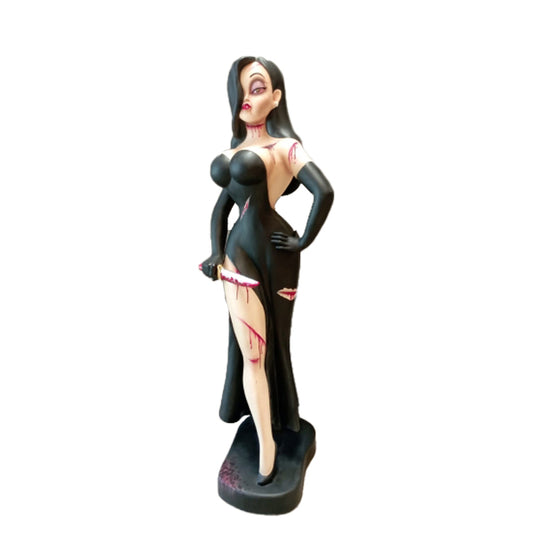 Scary Jessica In Black Life Size Statue