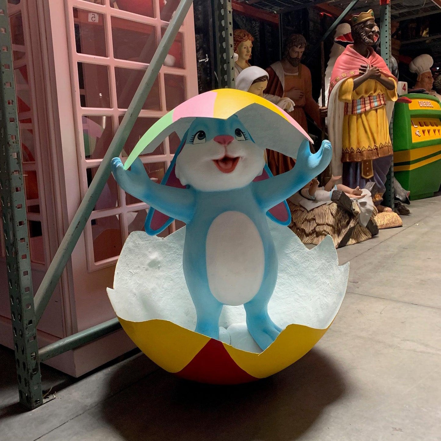Funny Bunny Rabbit Girl Statue