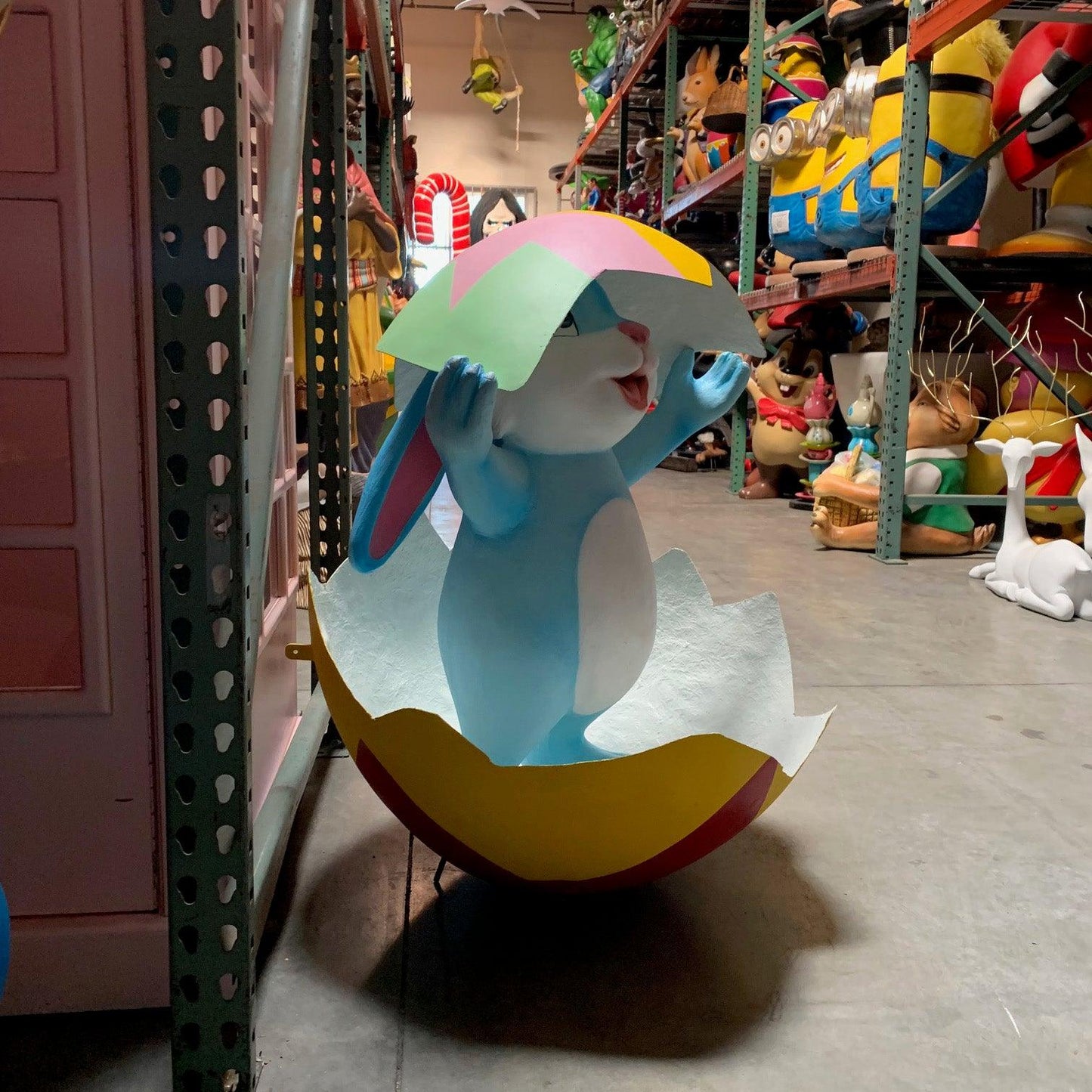 Funny Bunny Rabbit Girl Statue