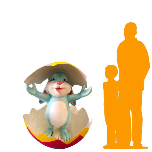 Funny Bunny Rabbit Girl Statue