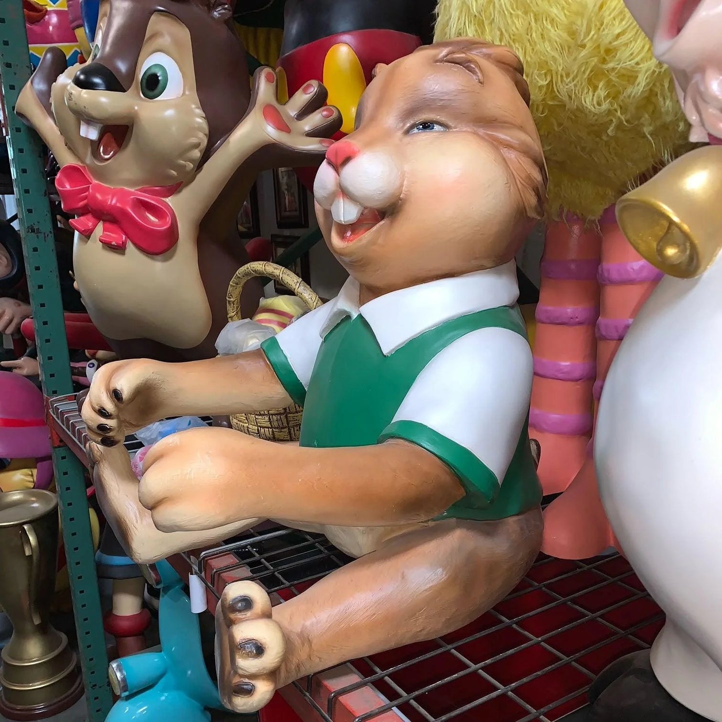 Funny Bunny Rabbit Boy Statue